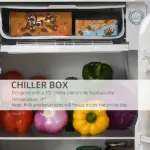 3.2 Cu.Ft Mini Fridge Freezer, Single Door with Adjustable Thermostat, Reversible Door for Dorm, Silver - Image 5