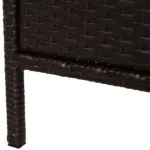 Outsunny 32" Poolside Rattan Wicker Patio Organizer Storage Cabinet with 3 Large Drawers and Weather-Fighting Materials - Image 9