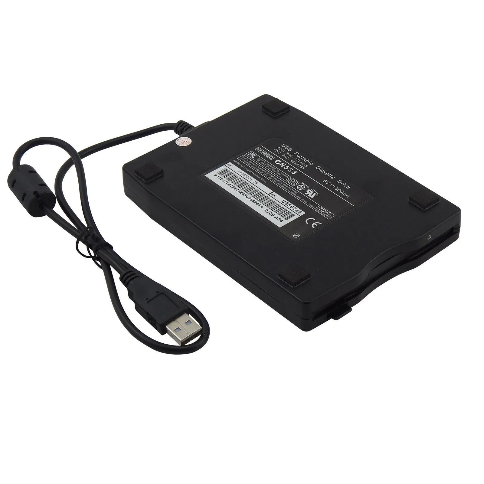 USB 2.0 External 3.5 Inch Floppy Disk Drive 1.44MB for Windows and Mac