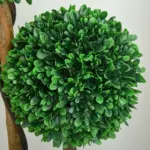3.5ft Artificial Tree, Triple Ball Boxwood Topiary with Pot and Sandalwood Leaves, for Indoor Outdoor Home - Image 9