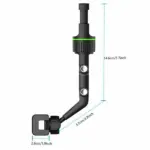 360 Degree Clip-On Rearview Mirror Car Phone Holder Mount - Image 6