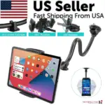 360 Degree Windshield and Dashboard Phone Tablet Mount 4-12 Inch