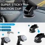 360 Degree Universal Car Phone and GPS Windshield Mount Holder - Image 6