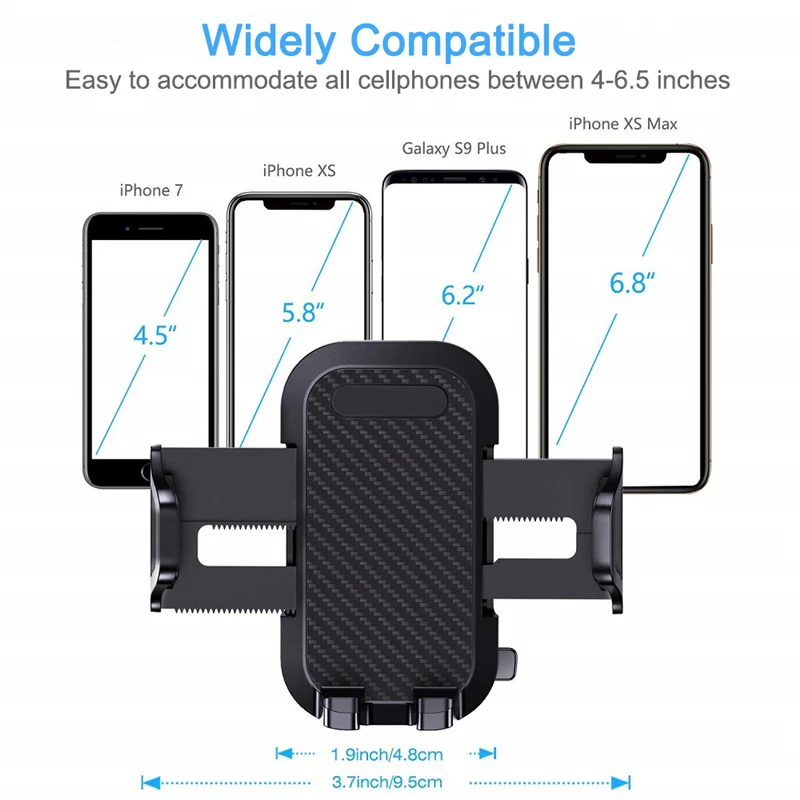 360 Degree Universal Car Phone and GPS Windshield Mount Holder