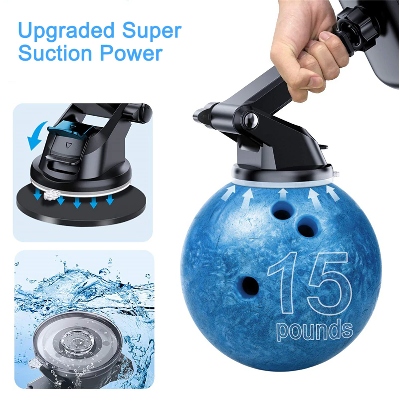 360 Degree Universal Car Phone and GPS Windshield Mount Holder