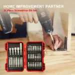37 Piece Impact Screwdriver Bit and Nut Driver Set with Torx and Phillips Bits - Image 6