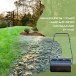 38L Heavy Duty Push/Tow Poly Lawn Roller, U-handle Garden Roller Filled with Water or Sand - Image 4