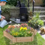 39'' x 36'' Screwless Raised Garden Bed, Hexagon Planter Box DIY Herb Garden - Image 2