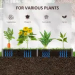 39" x 36" Screwless Raised Garden Bed, Hexagon Planter Box for Outdoor Plants, Vegetables, Flowers, Herbs, Gray - Image 6