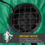 3.9 Ft Inflatable Halloween Window Sticker Ghost, Blow Up LED Display for Garden Indoor Outdoor - Image 6