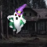 3.9 Ft Inflatable Halloween Window Sticker Ghost, Blow Up LED Display for Garden Indoor Outdoor - Image 10