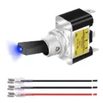 3 Pack 12V 30A Blue LED ON OFF Toggle Switches 3 Pin - Image 5