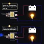 3 Pack 12V 30A Blue LED ON OFF Toggle Switches 3 Pin - Image 10