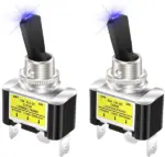 3 Pack 12V 30A Blue LED ON OFF Toggle Switches 3 Pin - Image 13