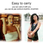 3 Pack Silicone Jaw Exerciser Set with 40 50 and 60 lb Resistance - Image 6