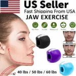 3 Pack Silicone Jaw Exerciser Set with 40 50 and 60 lb Resistance