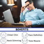 3 Pack Silicone Jaw Exerciser Set with 40 50 and 60 lb Resistance - Image 4