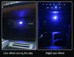 3 Pack Mini Blue USB LED Car Interior Ambient Lights - Image 7