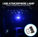 3 Pack Mini Blue USB LED Car Interior Ambient Lights - Image 10