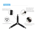 4 Pack Adjustable Triangle Bed Sheet Fastener Straps with Metal Clips - Image 3