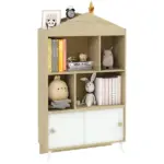 4-Cubby Children's Toy Shelf, Kids Bookshelf and Toy Storage for Playroom, Children's Room, Living Room - Image 11