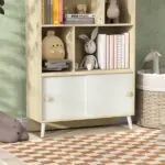 4-Cubby Children's Toy Shelf, Kids Bookshelf and Toy Storage for Playroom, Children's Room, Living Room - Image 8