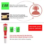 4-in-1 Digital pH EC TDS and Temperature Meter for Water Testing - Image 11