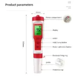 4-in-1 Digital pH EC TDS and Temperature Meter for Water Testing - Image 17