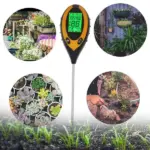 4 in 1 Digital Soil Tester for pH Moisture Temperature and Sunlight - Image 5