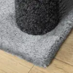 4-Level Cat Stair and Dog Stairs, Kitten Tree Climber, with Hanging Play Ball, Steps for Bed, Sofa, Light Grey - Image 9