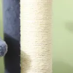 PawHut 4 Levels Cat Steps with Scratching Posts for High Bed, Sofa, Gray - Image 9