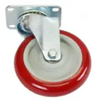 4 Pack 5 Inch Heavy Duty Polyurethane Swivel Caster Wheels 250 lb Each - Image 11