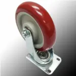4 Pack 5 Inch Heavy Duty Polyurethane Swivel Caster Wheels 250 lb Each - Image 14
