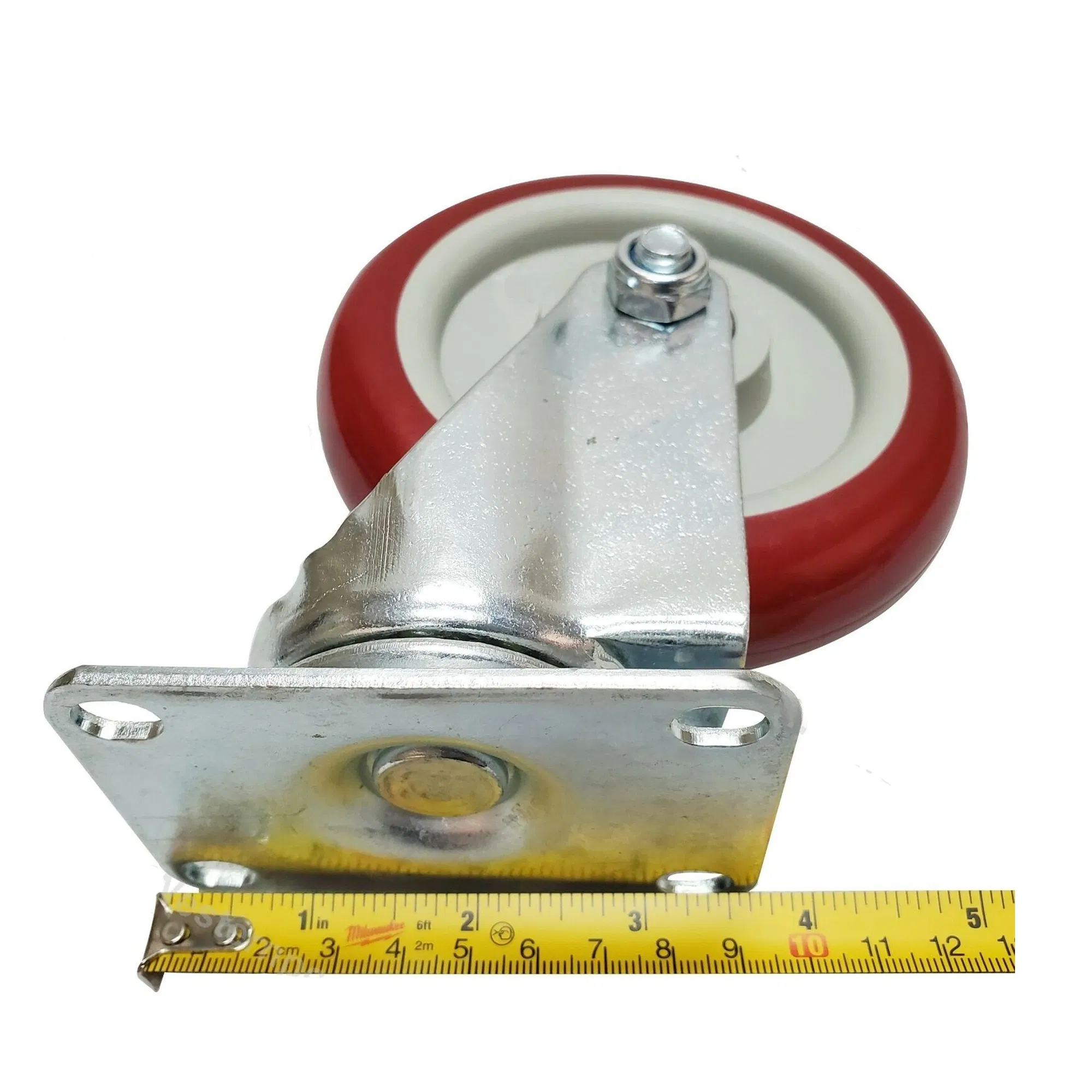 4 Pack 5 Inch Heavy Duty Polyurethane Swivel Caster Wheels 250 lb Each