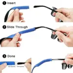4 Pack Sports Eyeglass Retainer Straps Adjustable Sunglasses Neck Cords - Image 6