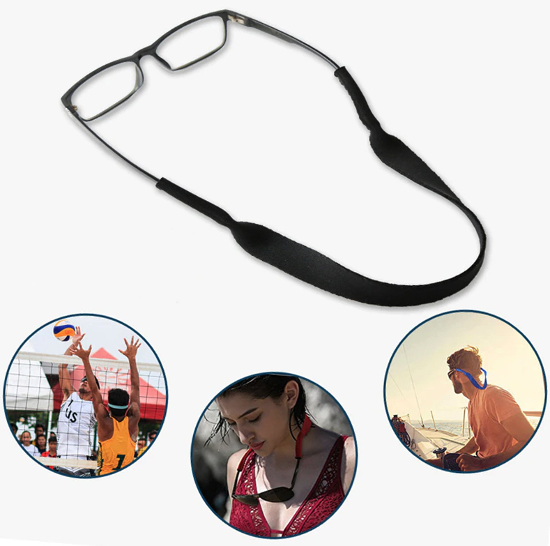 4 Pack Sports Eyeglass Retainer Straps Adjustable Sunglasses Neck Cords