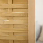 HOMCOM 4 Panel Bamboo Room Divider Hand Woven Privacy Screen Natural Tall Partition for Home Office 67 - Image 8