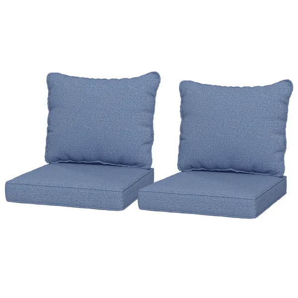4-patio-chair-cushions-with-seat-backrest-fade-resistant-seat-replacement-cushion-set-blue.webp 4 Patio Chair Cushions with Seat and Backrest, Fade Resistant Seat Replacement Cushion Set, Blue - Image 1