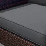 4 Patio Chair Cushions with Seat and Backrest, Fade Resistant Seat Replacement Cushion Set, Gray - Image 9