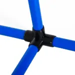 PawHut 4 Piece Dog Agility Starter Kit, Adjustable Jump Bars, Carry Bag, Blue - Image 8