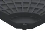 Outsunny 4 Pieces Round Patio Umbrella Base, Cantilever Offset Outdoor Umbrella Weights, 52 Liters Capacity Water or 112 lbs Capacity Sand Set, Black - Image 11