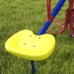 Outsunny 4 Seat Kids Seesaw Spinning Teeter Totter with 360° Rotation, Outdoor Playground Equipment, 88 lbs, for 3-8 Years Old, Multicolor - Image 8