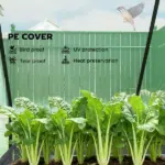 Outsunny 4 x 3 x 3ft Raised Garden Bed with Mini Greenhouse, Galvanized Raised Garden Bed with Cover, Green and Dark Gray - Image 6