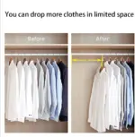 40 Pack Clothes Hanger Connector Hooks for Closet Space Saving - Image 3