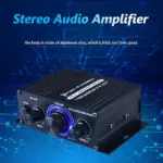 400W Max 12V 2 Channel Stereo Audio Amplifier with Bass and Treble Controls - Image 14