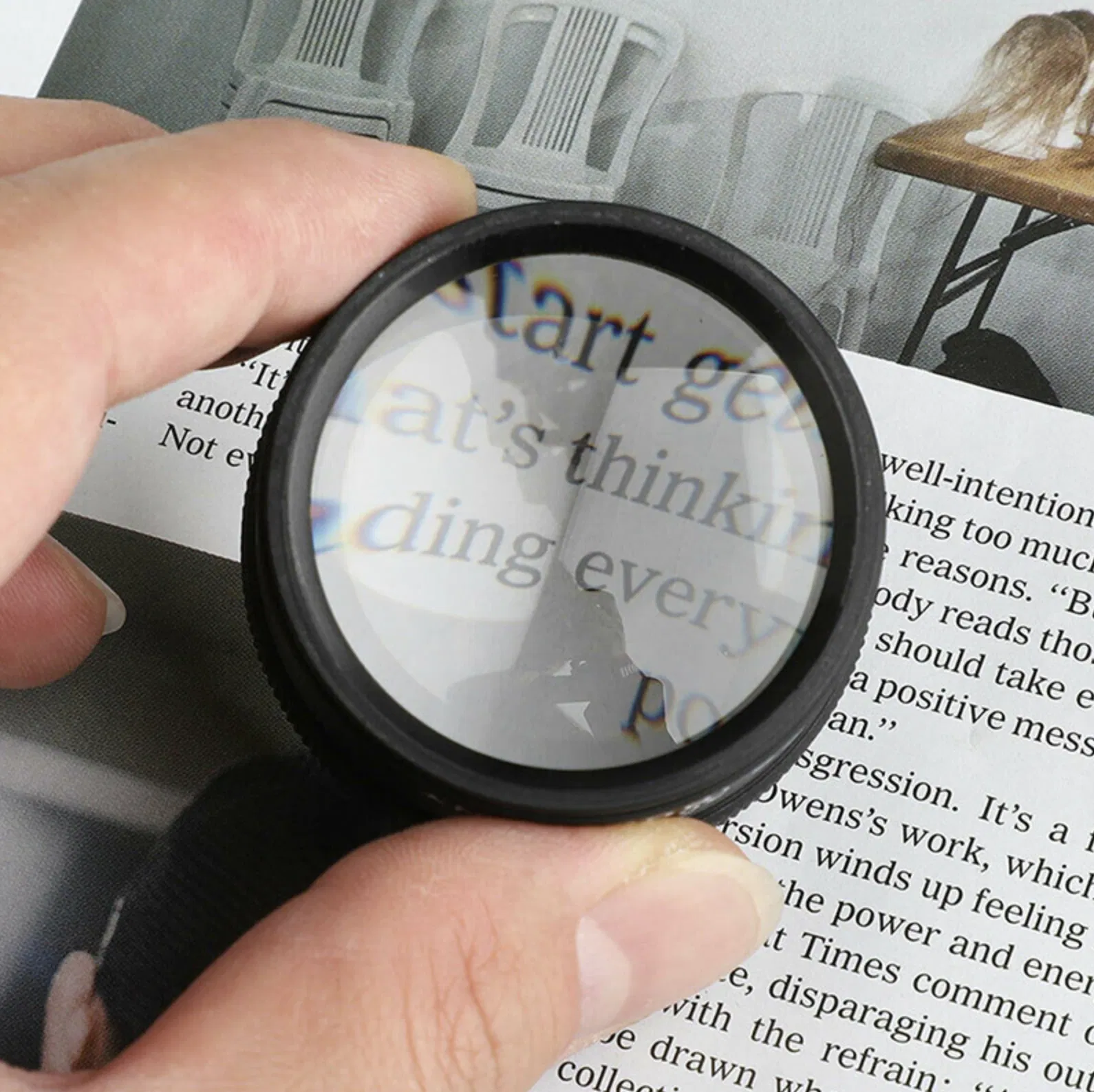 30x 40x Dual Lens Jewelry Watch Repair Magnifier Loupe