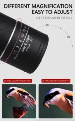 40x60 Monocular Telescope with BAK4 Prism and Low Light Viewing - Image 9