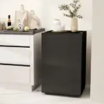 4.5 Cu.Ft Mini Freezer for Dorm, Single Door Refrigerator with Freezer, Adjustable Thermostat, Black - Image 10