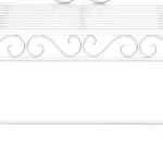 45" Patio Garden Bench, Cast Iron Antique Porch Benches for Outside, Cream White - Image 6