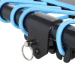 4.5 ft Foldable Fitness Trampoline with Adjustable T Bar, Blue - Image 11